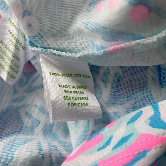 Lilly Pulitzer, Amina Cap Sleeve Blue Haven Dress, size XXS - Picture 7 of 8